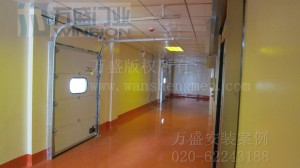 北京統(tǒng)一飲品有限公司快速卷簾門(mén)安裝案例