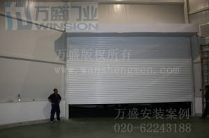 廣東加多寶飲料有限公司快速卷門(mén)安裝案例